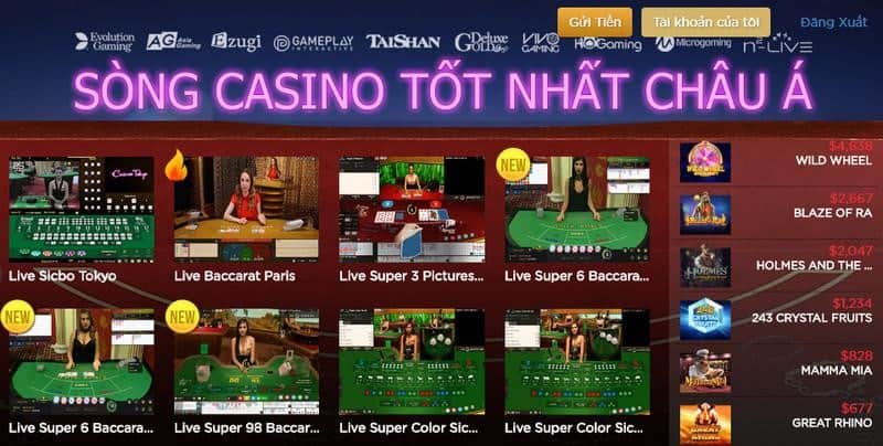 Sòng bạc Live Casino House 