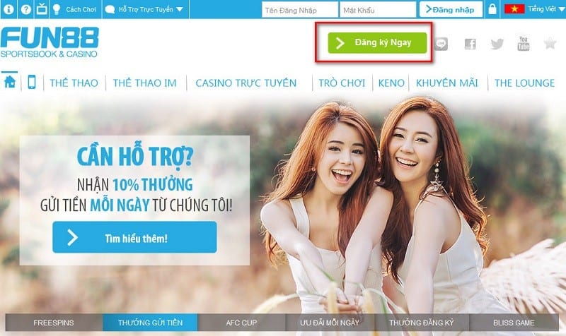 Hướng dẫn chơi xổ số online tại Fun88