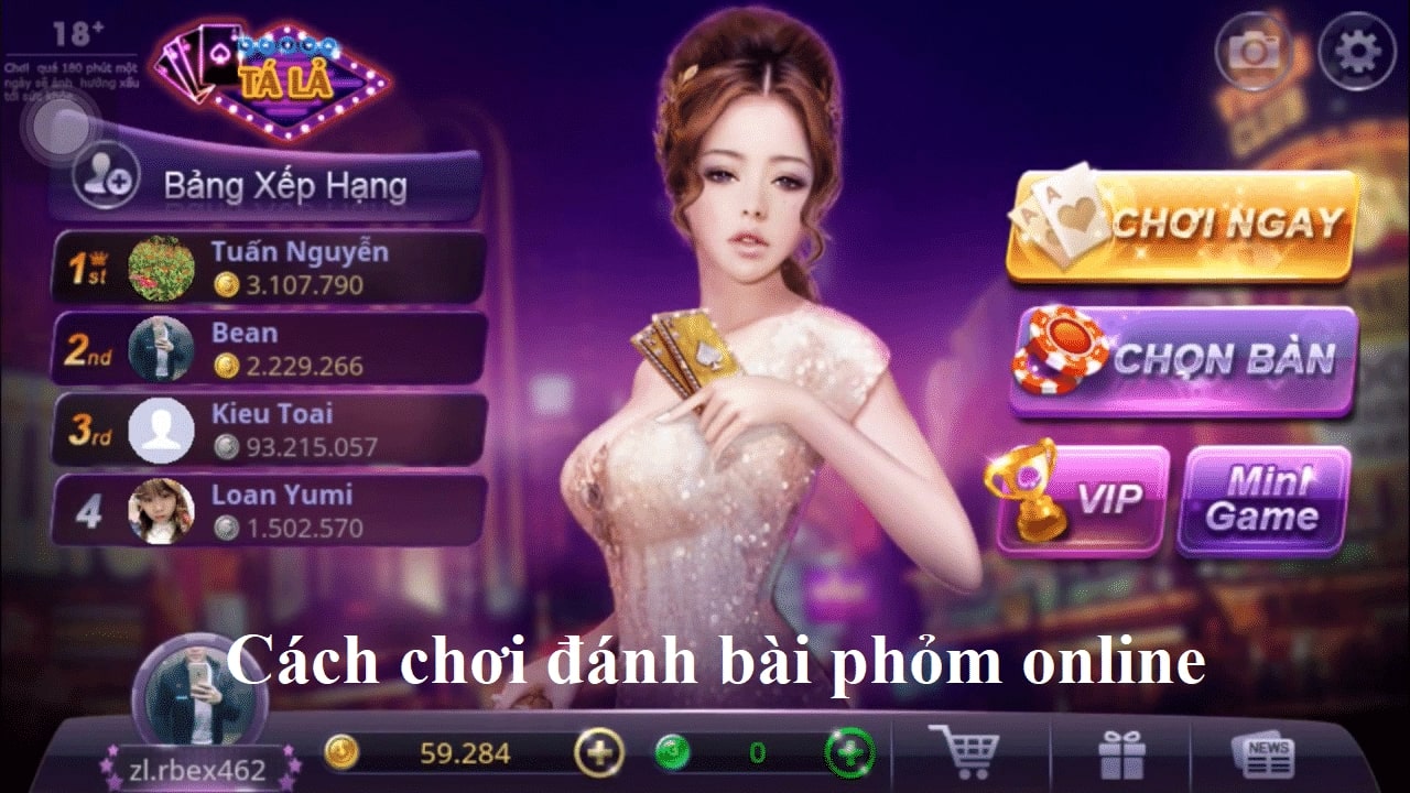 chơi phỏm online