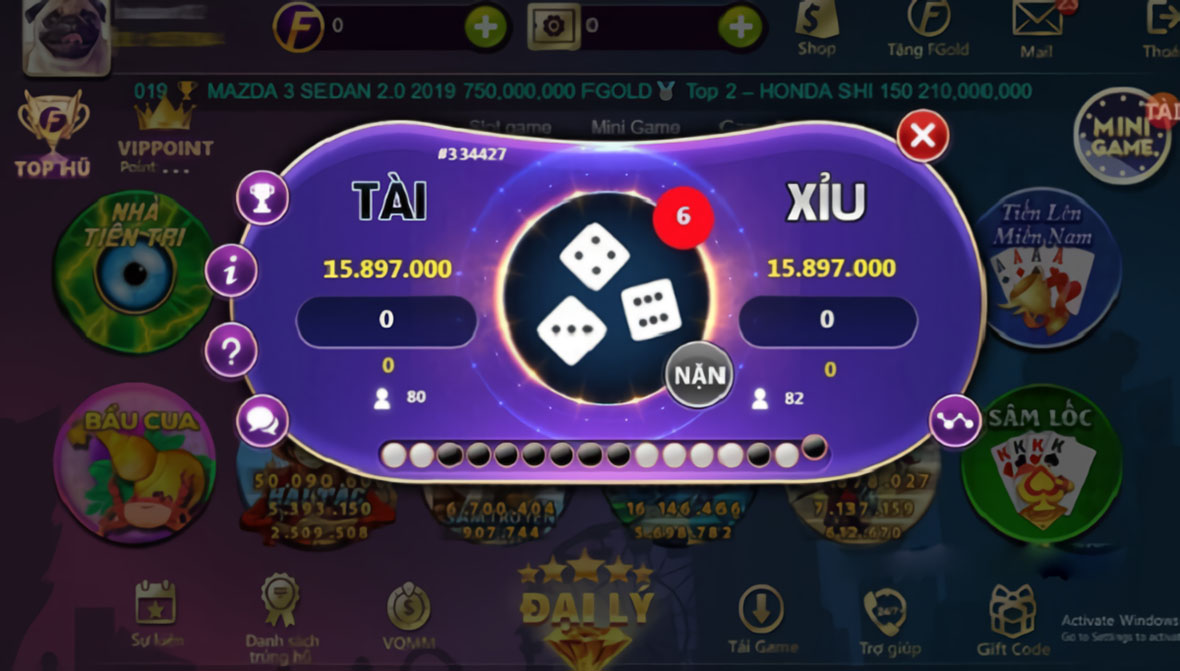 game tài xỉu