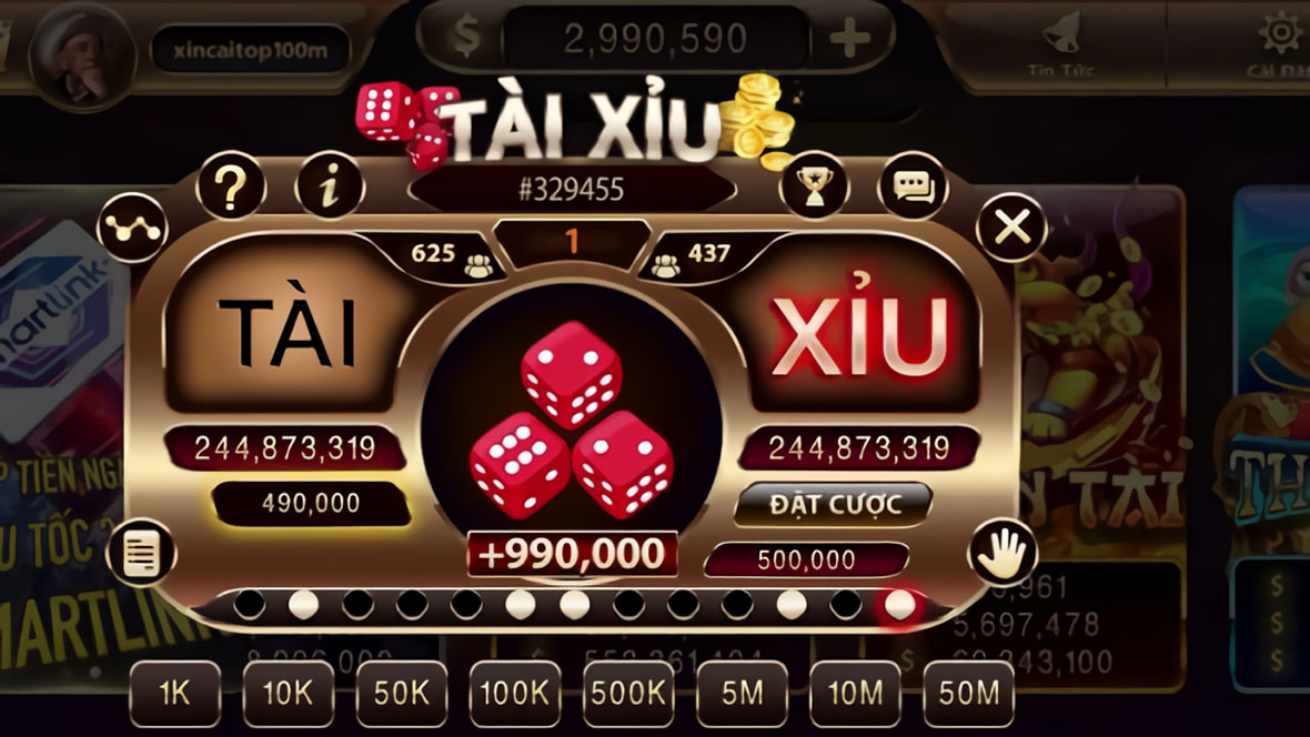 top những game tài xỉu uy tín